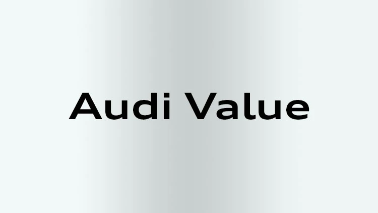 Audi Value 750X422